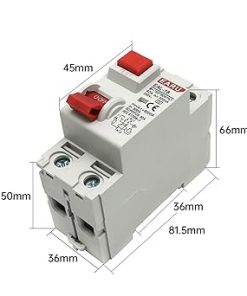 10PCS 32A Type A RCCB RCD ELCB Electromagnetic Circuit Breaker Safety 2