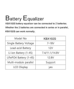 Battery Equalizer 12V10A Series Parallel Voltage Balance LCD Tester 2