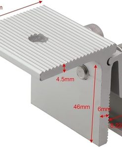 Aluminium Seam Clamp for Solar PV Roof Mounting 4pcs 20pcs Sets 2