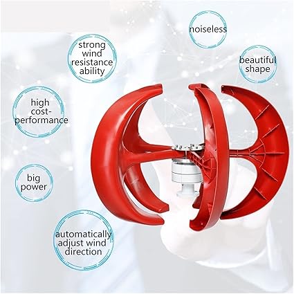 5KW Vertical Wind Turbine Generator 12/24/48V for Home and RVs 2 5KW Vertical Wind Turbine Generator 12/24/48V for Home and RVs - Image 2