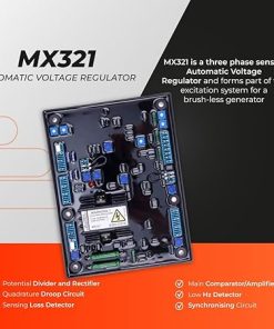 MX321 AVR Automatic Voltage Regulator for Stamford Generator USA Ship 2