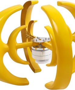 Hilitand 4 Vane Wind Power Kit 1200W Vertical Axis Wind Turbine