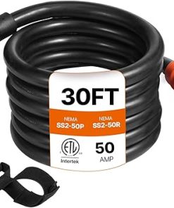 Happybuy 30FT 50AMP Generator Power Cord with Locking Connector Happybuy 30FT 50AMP Generator Power Cord with Locking Connector