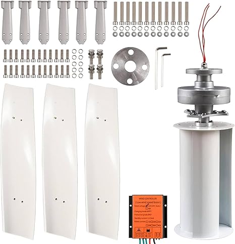 3000W Vertical Wind Turbine Generator for Hybrid Wind Solar Systems 2 3000W Vertical Wind Turbine Generator for Hybrid Wind Solar Systems - Image 2