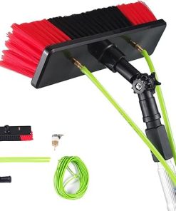 JATIBOSH Solar Panel Cleaning Pole 4-12M with Hose Fed Brush Kit
