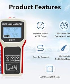 800W Solar Panel Tester MPPT Multimeter for PV Data and Troubleshooting 2