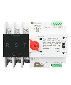 3 Phase Automatic Transfer Switch 63A 100A 125A Din Rail Selector