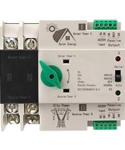 Automatic Dual Power Transfer Switch AV220V 63A 80A 100A Options