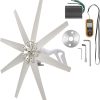Spiral Wind Turbine Model 12V Small DIY Vertical Windmill Generator 4