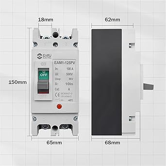DC Solar Molded Case Circuit Breaker MCCB 63-1250A for PV Systems 2 DC Solar Molded Case Circuit Breaker MCCB 63-1250A for PV Systems - Image 2