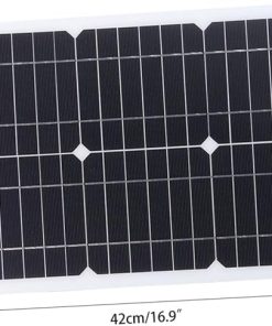 18v Solar Panel Charger Kit Portable Battery Charger for RV Boat 2