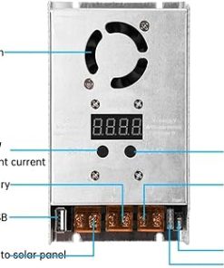 500W MPPT Solar Controller 18V to 80V Input for 12V and 24V 2