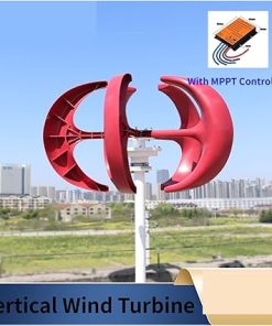 8000W Vertical Wind Turbine for Home Farm RVs Boats with MPPT Controller 2