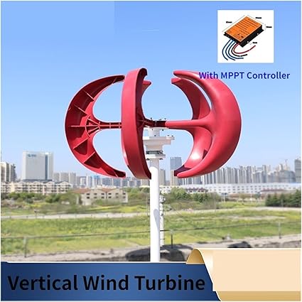 8000W Vertical Wind Turbine for Home Farm RVs Boats with MPPT Controller 2 8000W Vertical Wind Turbine for Home Farm RVs Boats with MPPT Controller - Image 2