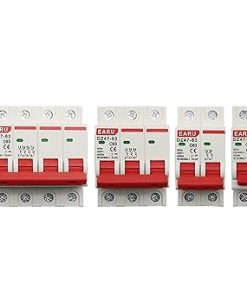 10pcs Mini Circuit Breaker MCB 400V 1-4 Pole 3A to 63A 35mm Din Rail