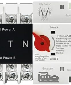 Din Rail 125A 4P AC 400V Automatic Transfer Switch for PV Inverter