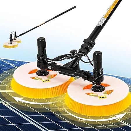 Solar Panel Cleaning Tool and Brush Water Fed Pole Kit 24.5ft Solar Panel Cleaning Tool and Brush Water Fed Pole Kit 24.5ft