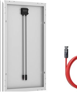 ECO-WORTHY 100 Watt Solar Panel with 10FT 10AWG Extension Cable ECO-WORTHY 100 Watt Solar Panel with 10FT 10AWG Extension Cable