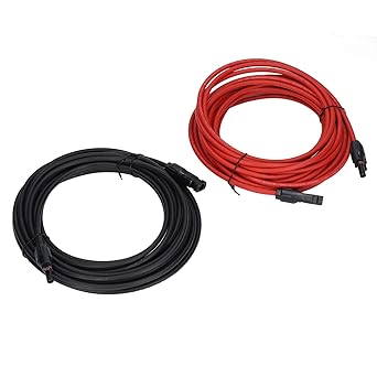 Solar Panel Extension Cable 10AWG 6mm2 Male Female Connectors 3.3ft 2 Solar Panel Extension Cable 10AWG 6mm2 Male Female Connectors 3.3ft - Image 2