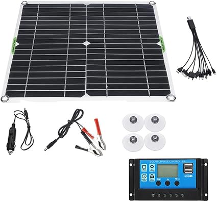80W Monocrystalline Solar Panel Kit for Camping RV Yacht Car 80W Monocrystalline Solar Panel Kit for Camping RV Yacht Car