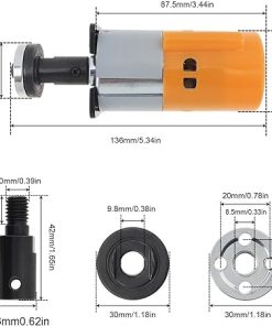 DC Electronic Starter 12V 24V DIY Polishing Tool with M10 Connecting Rod 2