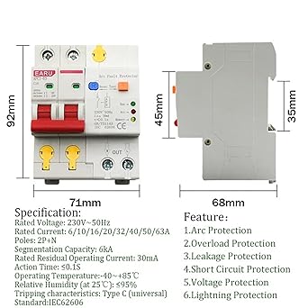 220V 40A AFDD AFCI Arc Fault Circuit Breaker for Voltage Protection 2 220V 40A AFDD AFCI Arc Fault Circuit Breaker for Voltage Protection - Image 2