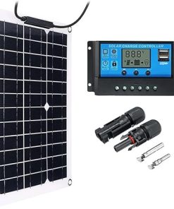 25W Flexible Monocrystalline Solar Panel Kit for Portable Power 25W Flexible Monocrystalline Solar Panel Kit for Portable Power