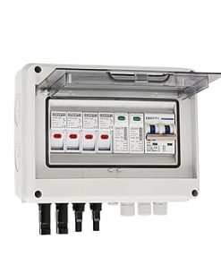 Solar PV Combiner Box with Lightning Protection 2 Input 1 Output