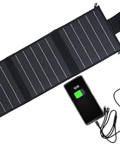 15W Foldable Solar Panel Charger Portable USB Type C Waterproof Camping 15W Foldable Solar Panel Charger Portable USB Type C Waterproof Camping