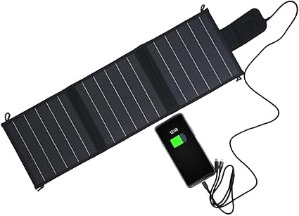 15W Foldable Solar Panel Charger Portable USB Type C Waterproof Camping 15W Foldable Solar Panel Charger Portable USB Type C Waterproof Camping