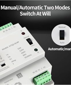 Dual Power Automatic Transfer Switch 63A 220V AC ATS Din Rail 2