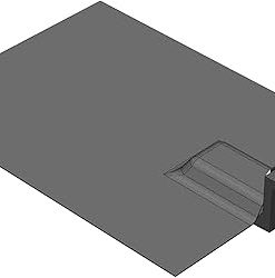 Black Z Bracket and L-Foot for Solar Panel Mounting Installation