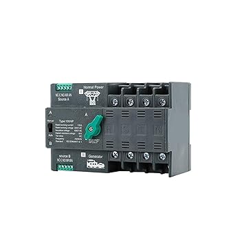 220V Dual Power Automatic Din Rail Transfer Switch 16-100A 220V Dual Power Automatic Din Rail Transfer Switch 16-100A