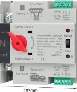 Dual Power Automatic Transfer Switch 220V 110V 2P 63A 100A 125A 2