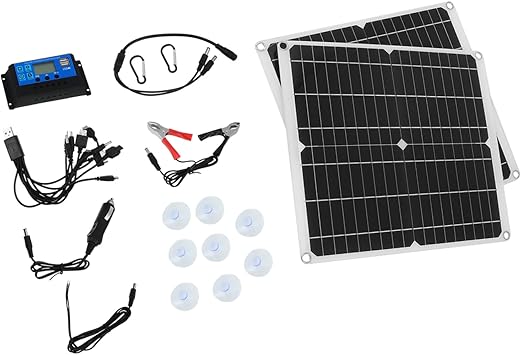 Gadpiparty Solar Panel Kit Outdoor Power Supply for Camping Emergency Gadpiparty Solar Panel Kit Outdoor Power Supply for Camping Emergency
