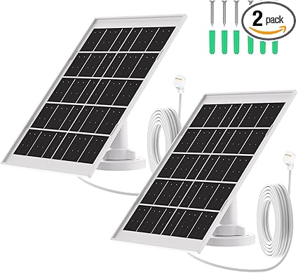 5V 7W Solar Panel for Google Nest Cam Outdoor Indoor 2 Pack 5V 7W Solar Panel for Google Nest Cam Outdoor Indoor 2 Pack