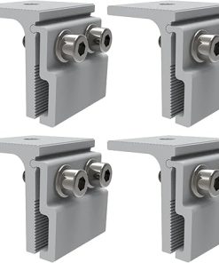 Solar Panel Bracket Seam Clamp Aluminum Alloy Mounting 4 Pcs Set Solar Panel Bracket Seam Clamp Aluminum Alloy Mounting 4 Pcs Set