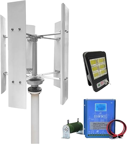 1KW H-Type Vertical Axis Wind Turbine Magnetic Levitation Aluminum Blades 1KW H-Type Vertical Axis Wind Turbine Magnetic Levitation Aluminum Blades