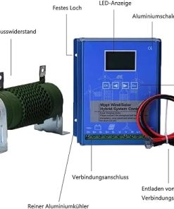 Wind Solar Hybrid Charge Controller 12000W to 18000W MPPT Regulator 2