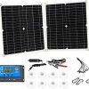50W Flexible Solar Panel Kit 18V Waterproof Charger for Boats Cars 3