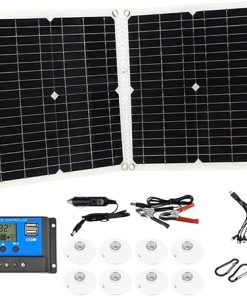 Portable 50W Solar Panel Kit with Monocrystalline Solar Charger