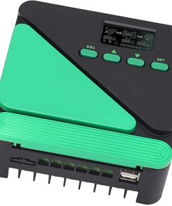 MPPT Solar Charge Controller with LCD for 12V 24V Battery System 2