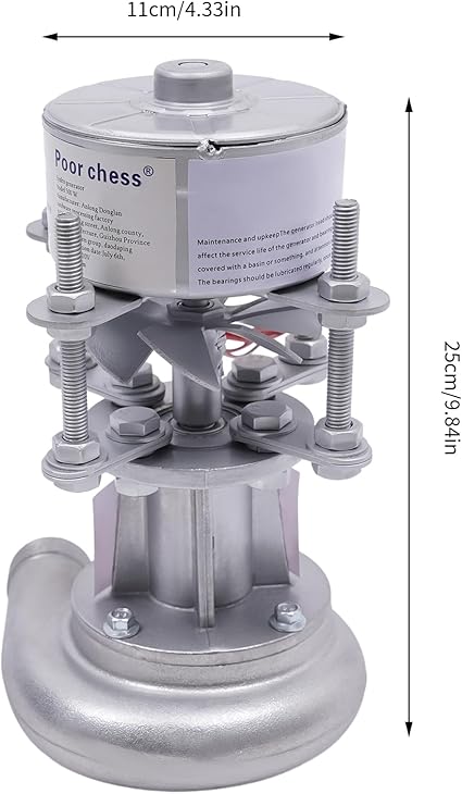 500W 110V Micro Hydroelectric Water Turbine Generator Portable Mini 2 500W 110V Micro Hydroelectric Water Turbine Generator Portable Mini - Image 2