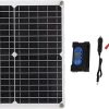 Portable 6-Blade Wind Water Turbine Generator 25W USB Charger 4