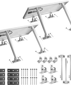 Adjustable Solar Panel Tilt Mount Brackets for Flat Surfaces RV Roof
