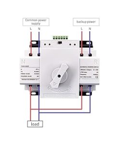 2P 63A 230V MCB Type Dual Power Automatic Transfer Switch TOQ3 2