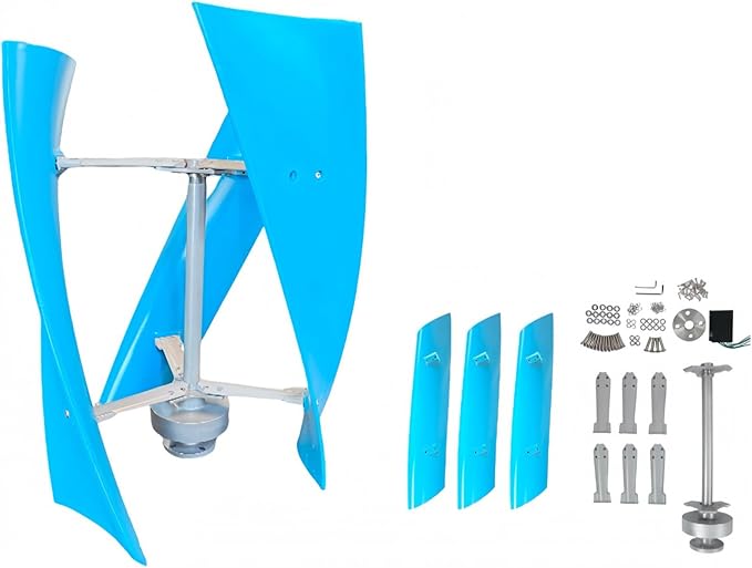 1000W 12V 24V Vertical Axis Wind Turbine Generator Kit for Homes 1000W 12V 24V Vertical Axis Wind Turbine Generator Kit for Homes