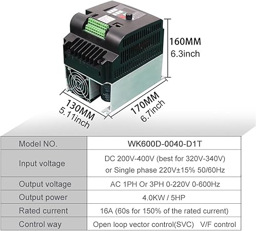 Solar Frequency Converter 4kw 220v 380v 5HP Power Inverter Drive 2 Solar Frequency Converter 4kw 220v 380v 5HP Power Inverter Drive - Image 2