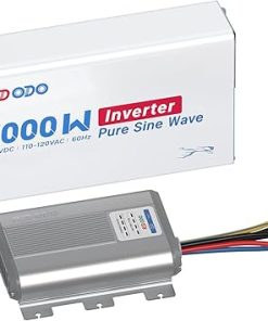 12V 40A DC to DC Charger and 1000W Inverter for 12V to 110V AC