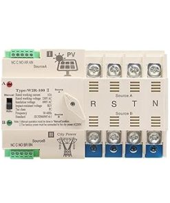 Dual Power Automatic Transfer Switch Din Rail 4P 63A 100A AC220V